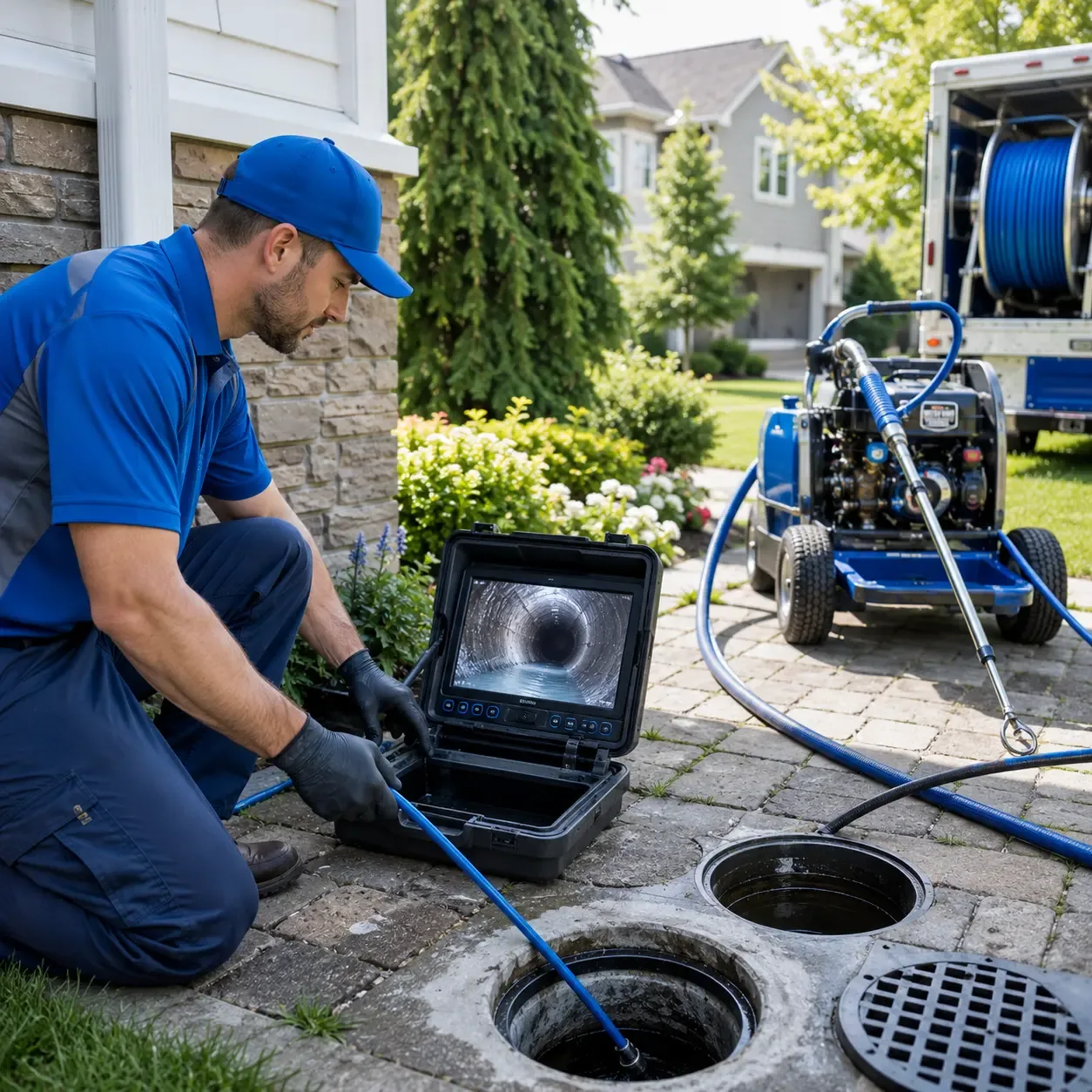 Outdoor drain cleaning professionals serving New Vernon, NJ